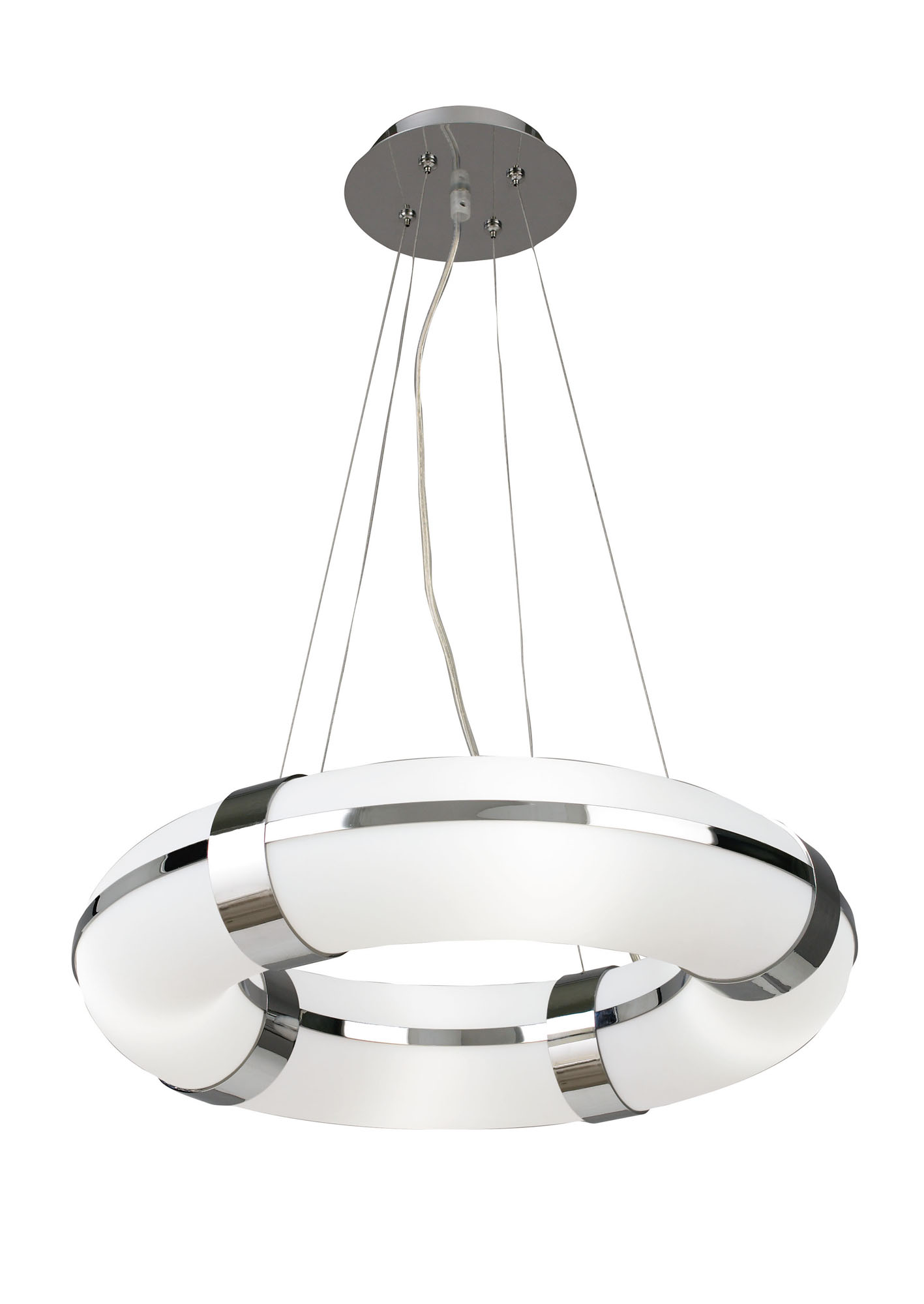 M0649  Guss Pendant/Semi Flush 4 Light